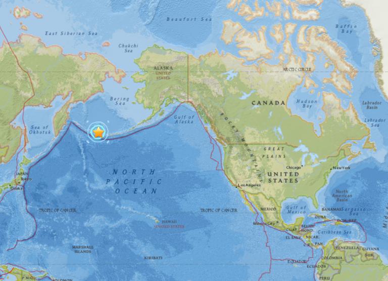 October 8, 2017 Earthquake Information of Buldir Island, Alaska