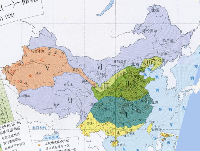 China's fiber crop resources (cotton)