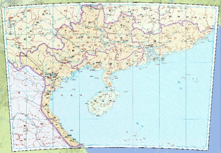 The history map of Jiaozhou Tashi's Prefectural Governor Department in the Eastern Han Dynasty of China