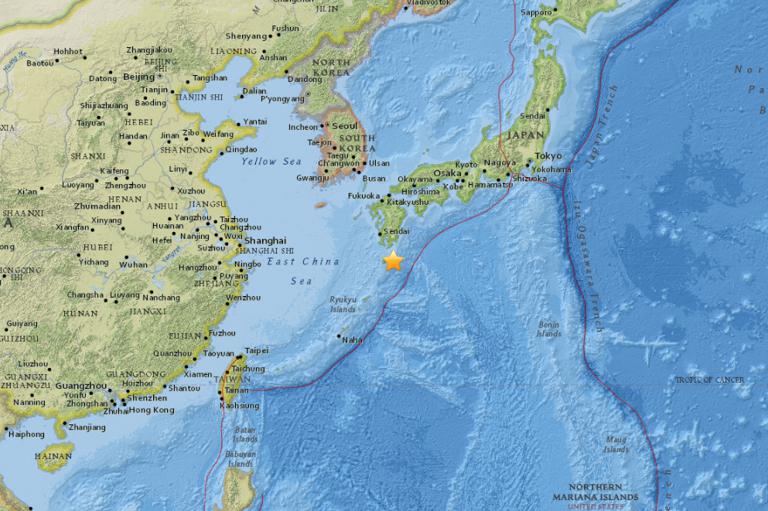 October 1, 2017 Earthquake Information of Nishinoomote, Japan