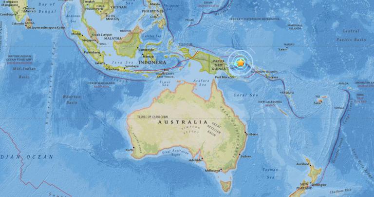 March 26, 2018 Earthquake Information of 139km E of Kimbe, Papua New Guinea