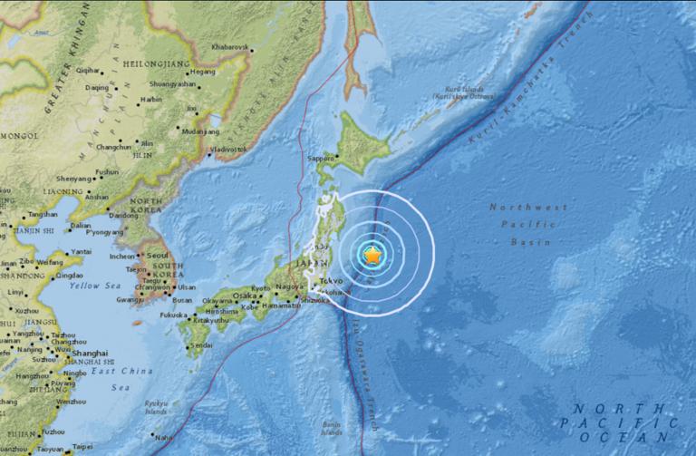 October 6, 2017 Earthquake Information of Ishinomaki, Japan