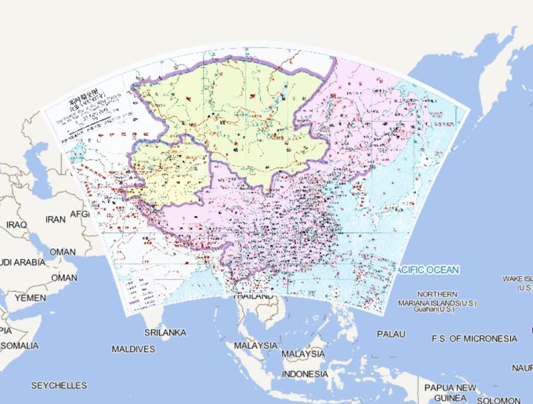 Historical Maps of China 's Ming Dynasty