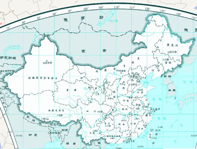 Administrative Map of the People 's Republic of China (1: 35 million) Online Map