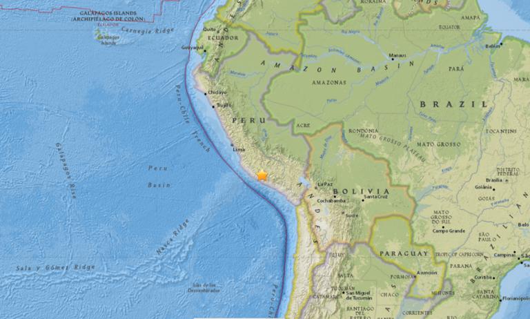 October 22, 2017 Earthquake Information of Coracora, Peru