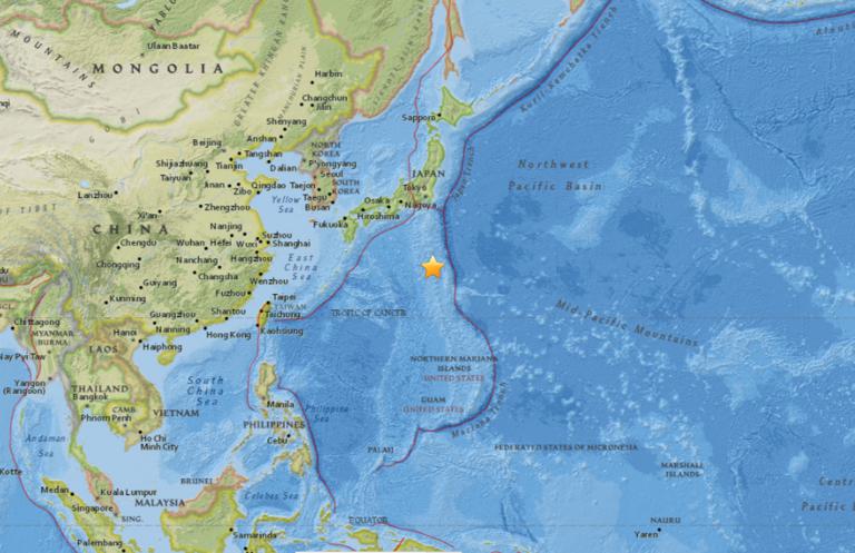 September 28, 2017 Earthquake Information of Chichi-shima, Japan