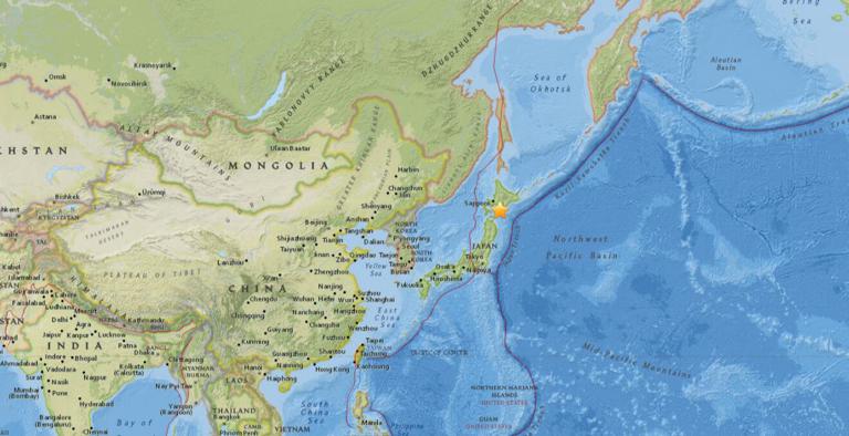 November 20, 2017 Earthquake Information of 36km SSW of Shizunai, Japan