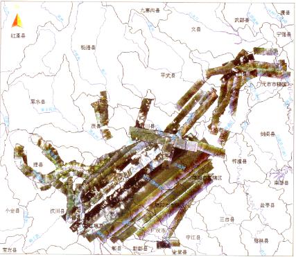 The obtainment of remote sensing data over Wenchuan after earthquake