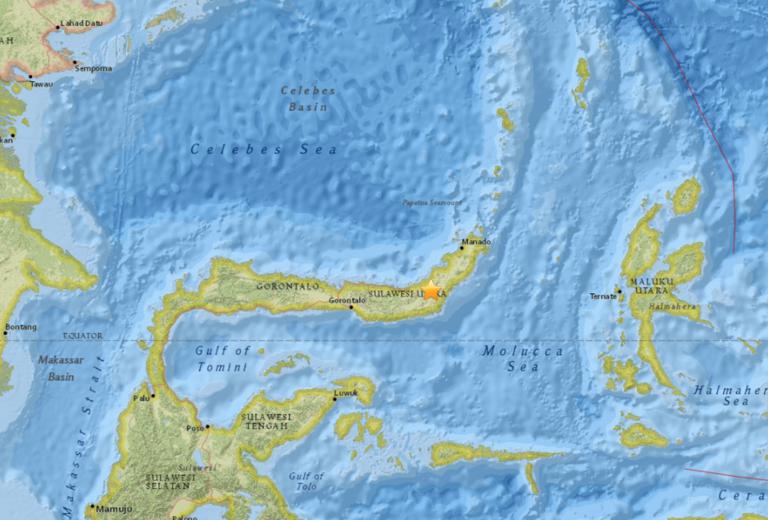 September 25, 2017 Earthquake Information of  Passi, Indonesia