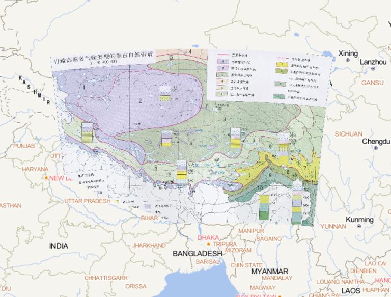 Vertical Natural Belt of Various Types of Climate in the Qinghai - Tibet Plateau of China