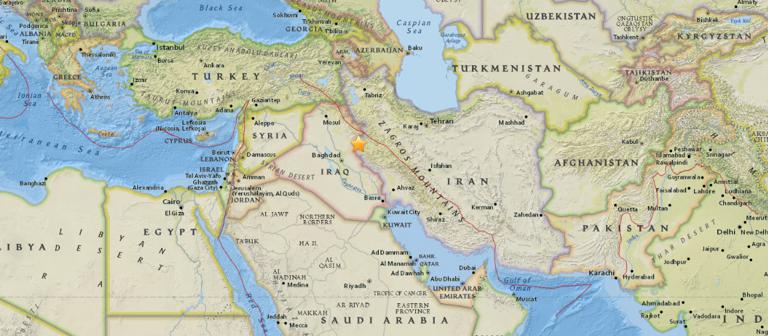 November 26, 2017 Earthquake Information of 6km WNW of Sarpol-e Zahab, Iran